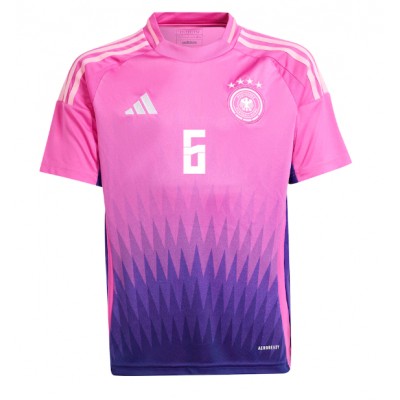 Fotbalové Dres Německo Joshua Kimmich #6 Venkovní ME 2024 Krátký Rukáv Fotbalové Dres Německo Joshua Kimmich #6 Venkovní ME 2024 Krátký Rukáv